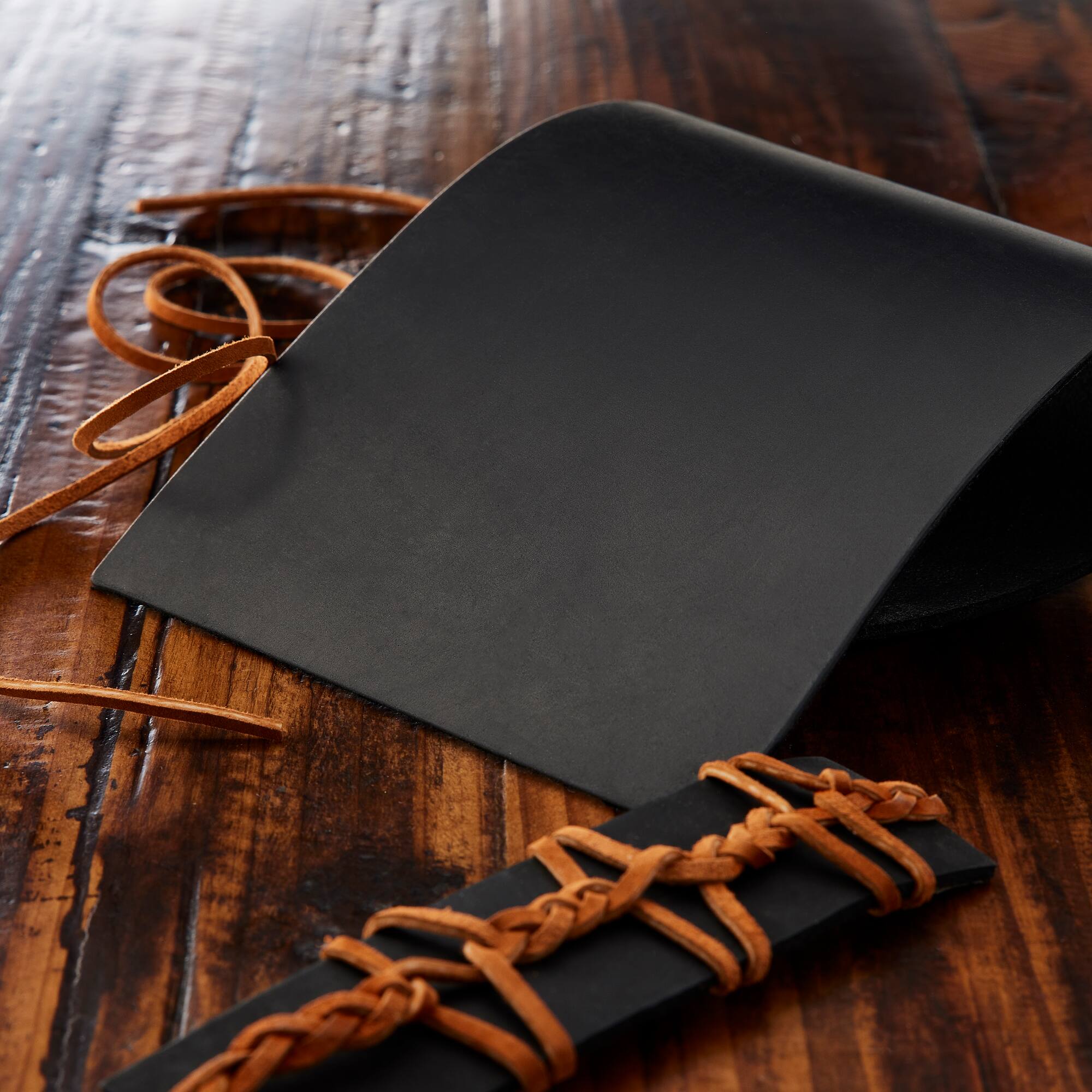 Black Leather Trim by ArtMinds™